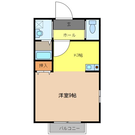 アパートメントＫ’ｓⅡの物件間取画像